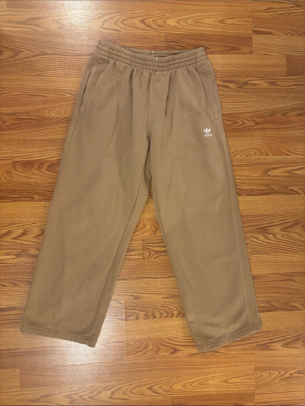 adidas Men's Trefoil Essentials Open Hem Joggers